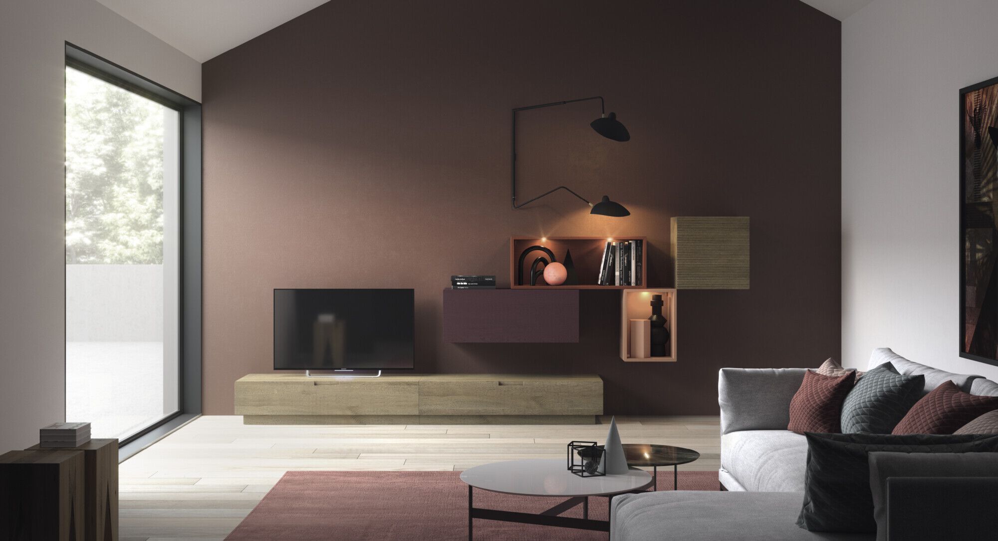 Модульная модульная стена из массива дерева Devina Nais Ноль.16 ARCH-00065357 - Вид №29