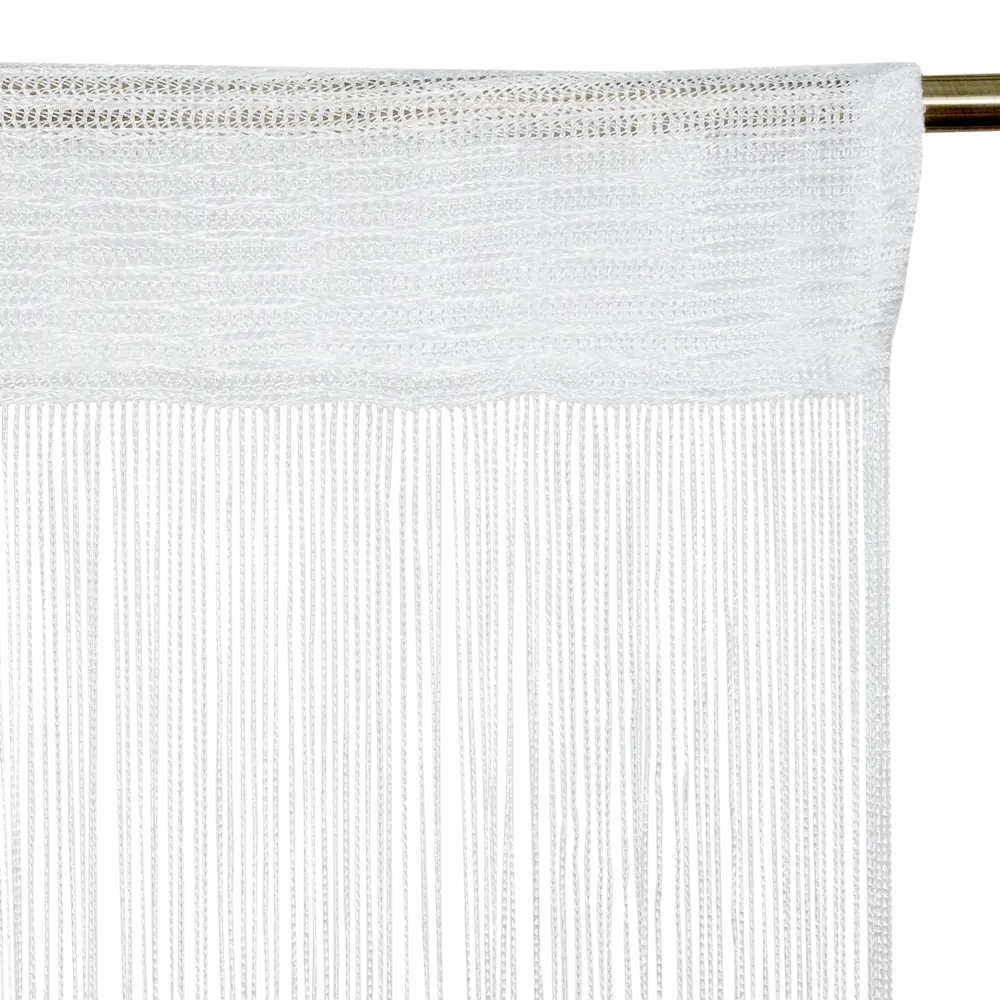 Штора нитяная 300x280 см однотон цвет белый INSPIRE STLM-2050276 - Вид №2