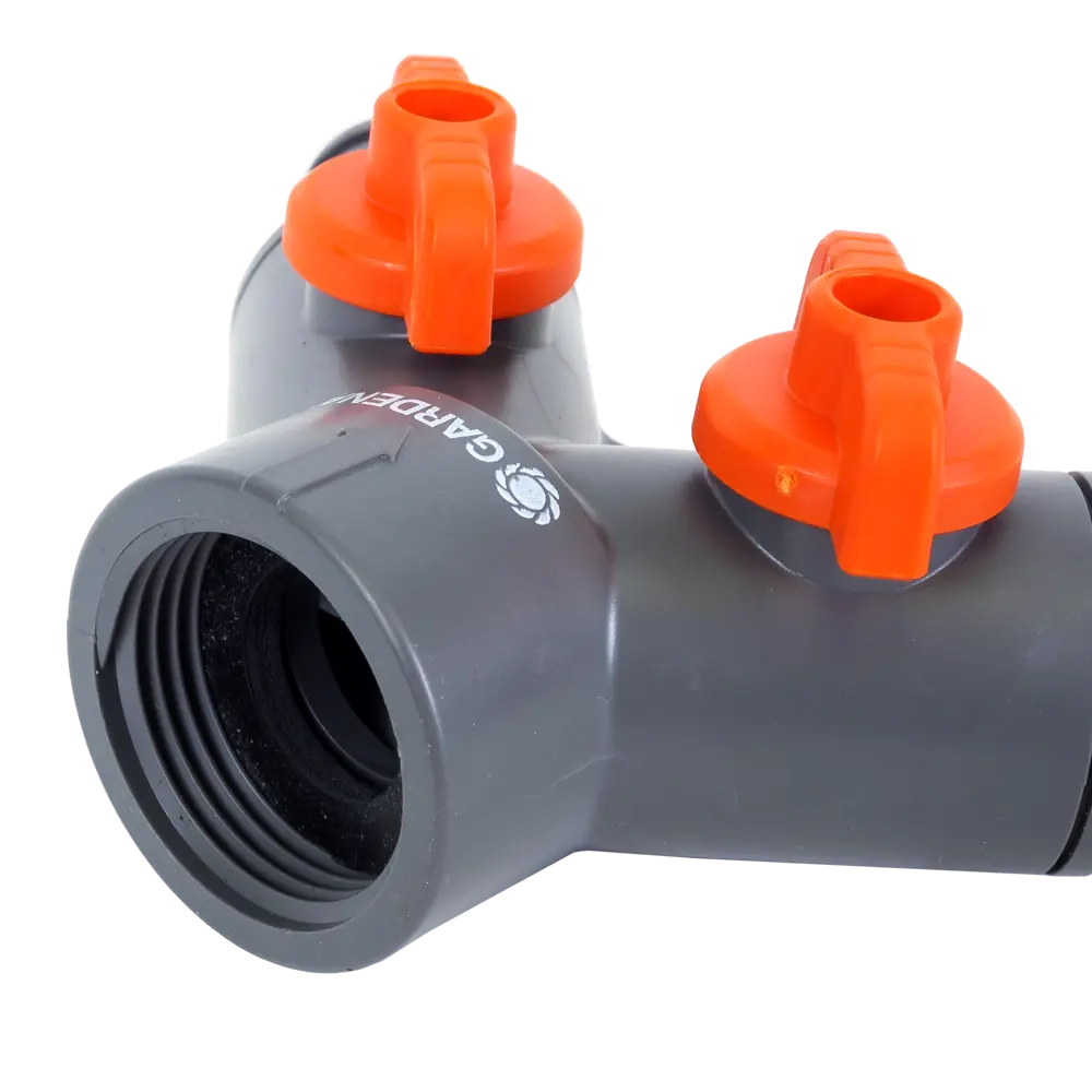 Разветвитель 2-х канальный Gardena 3/4 дюйма STLM-2120725 - Вид №3