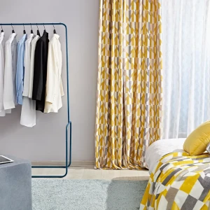 Штора на ленте Inspire Dilara 200x280 см цвет желто-серый 86255236 STLM-2207405