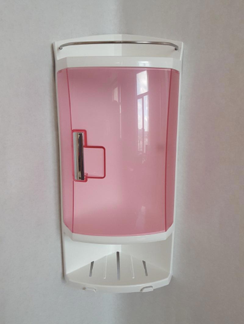 90327968 Угловой шкафчик для ванной M-S05-22 17см цвет розовый STLM-0186427 PRIMANOVA