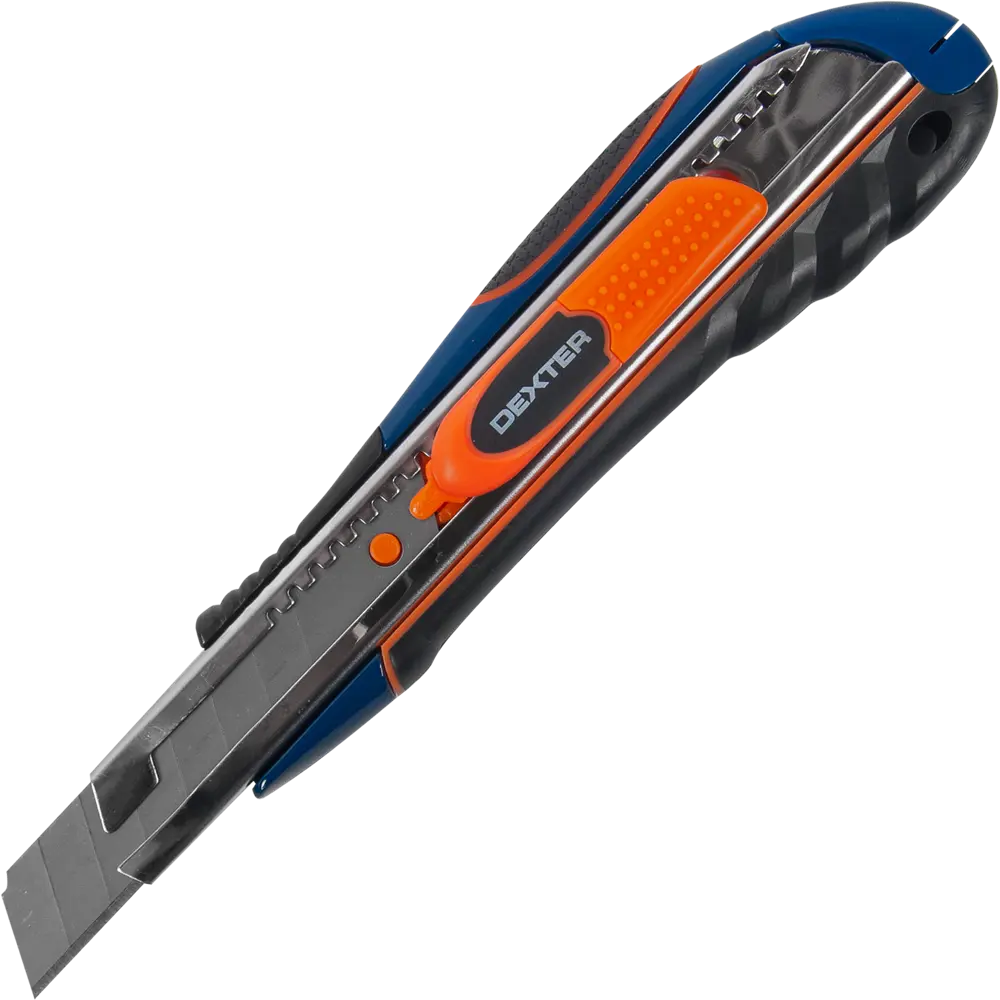 Нож Dexter 18 мм, прорезиненная ручка STLM-2183480