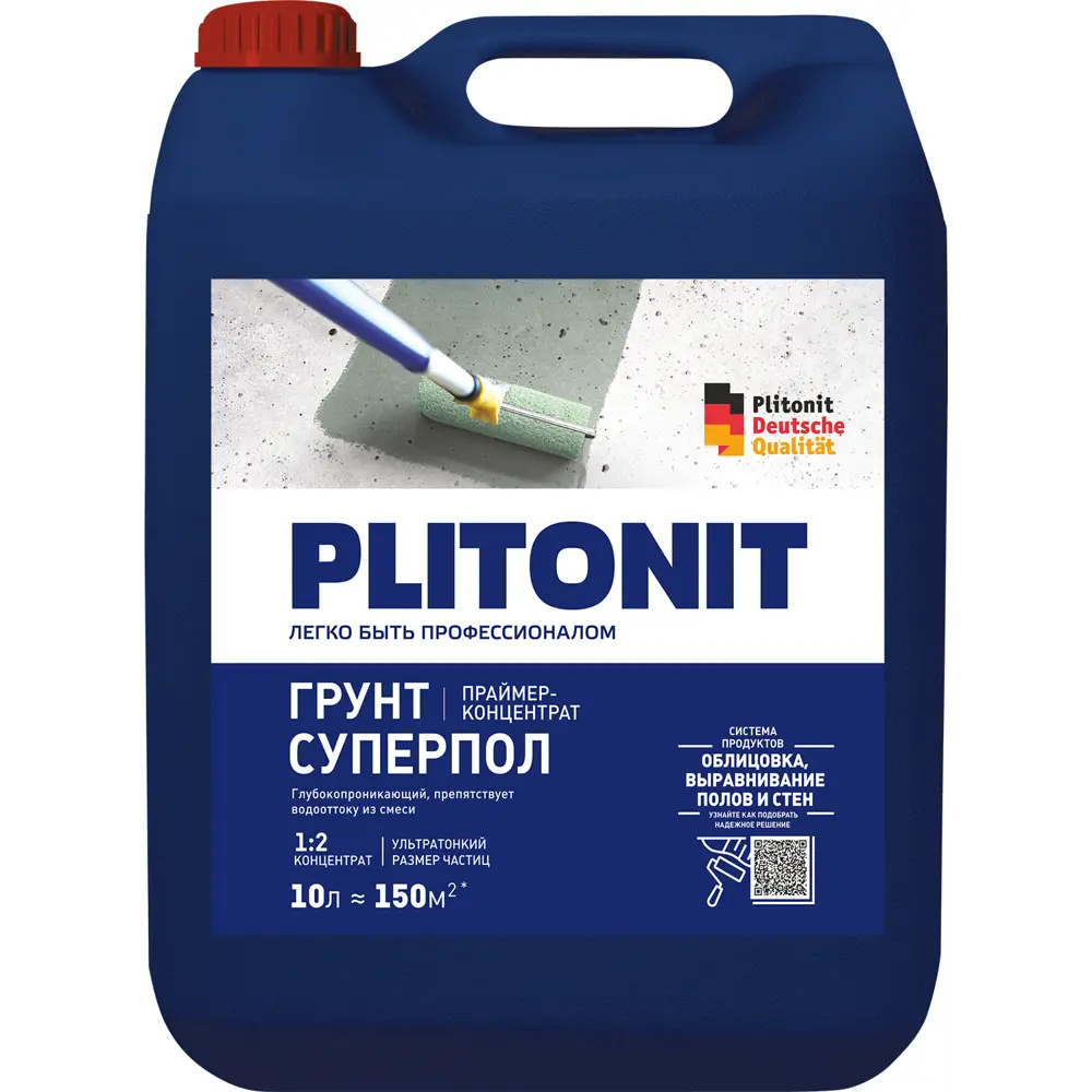Грунт Плитонит Супер Пол 10 л PLITONIT STLM-2112351