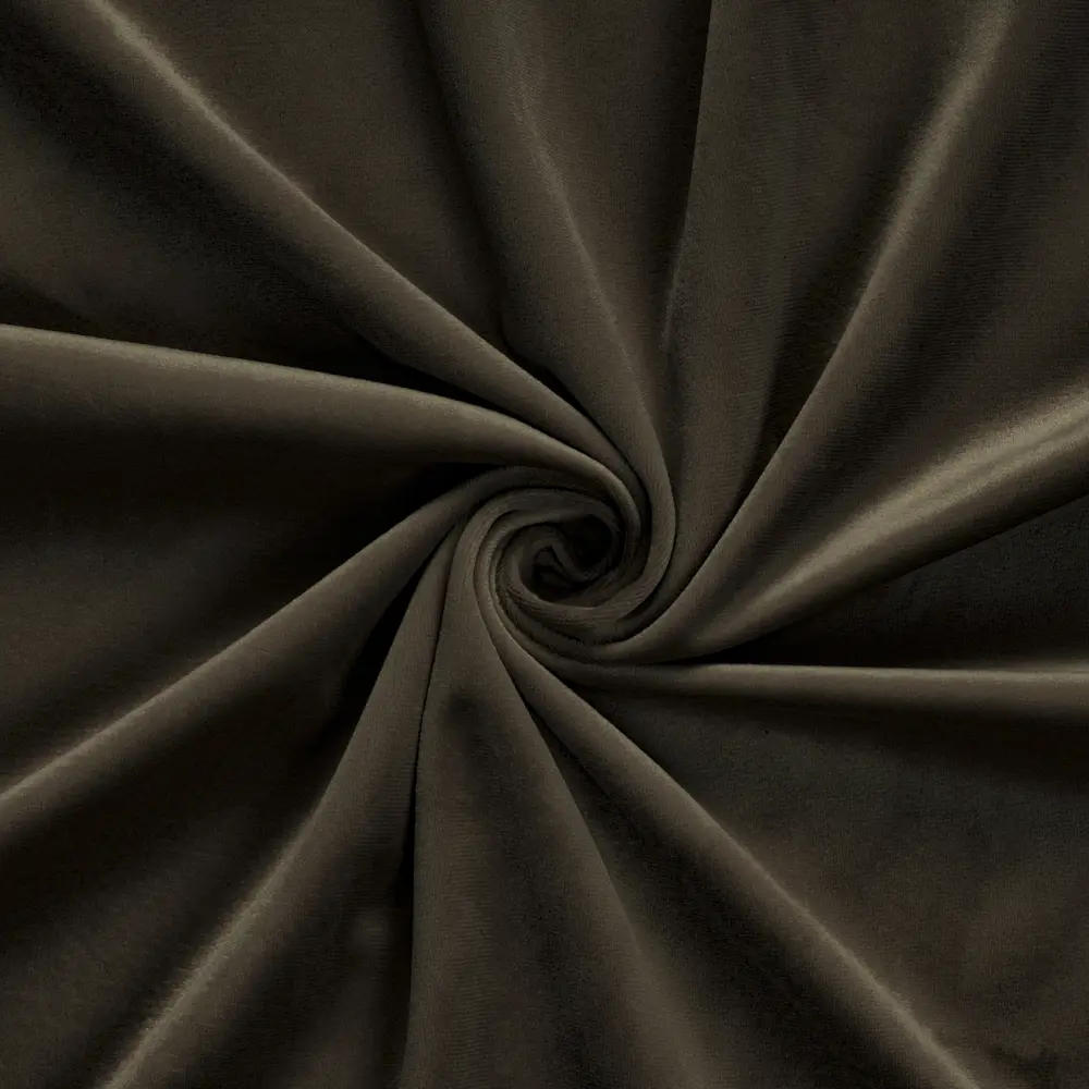 Ткань 1 м/п бархат 300 см цвет коричнево-серый GARDEN STLM-2178915