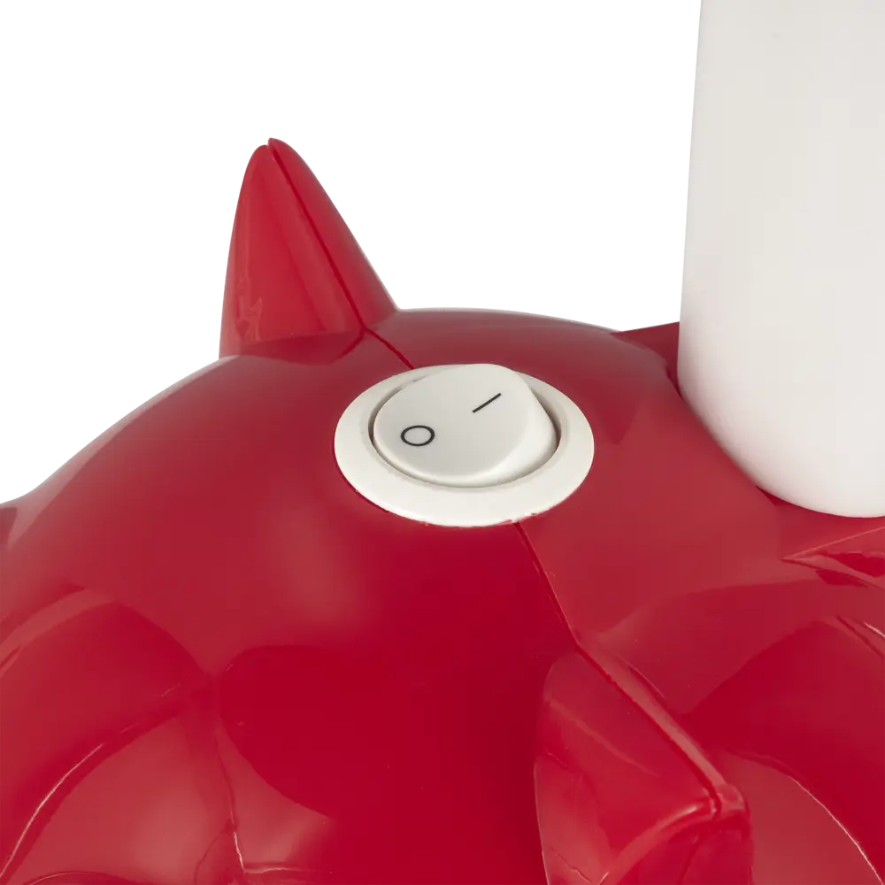 Лампа настольная Сова E27 40 Вт цвет красный CAMELION STLM-2091159 - Вид №5