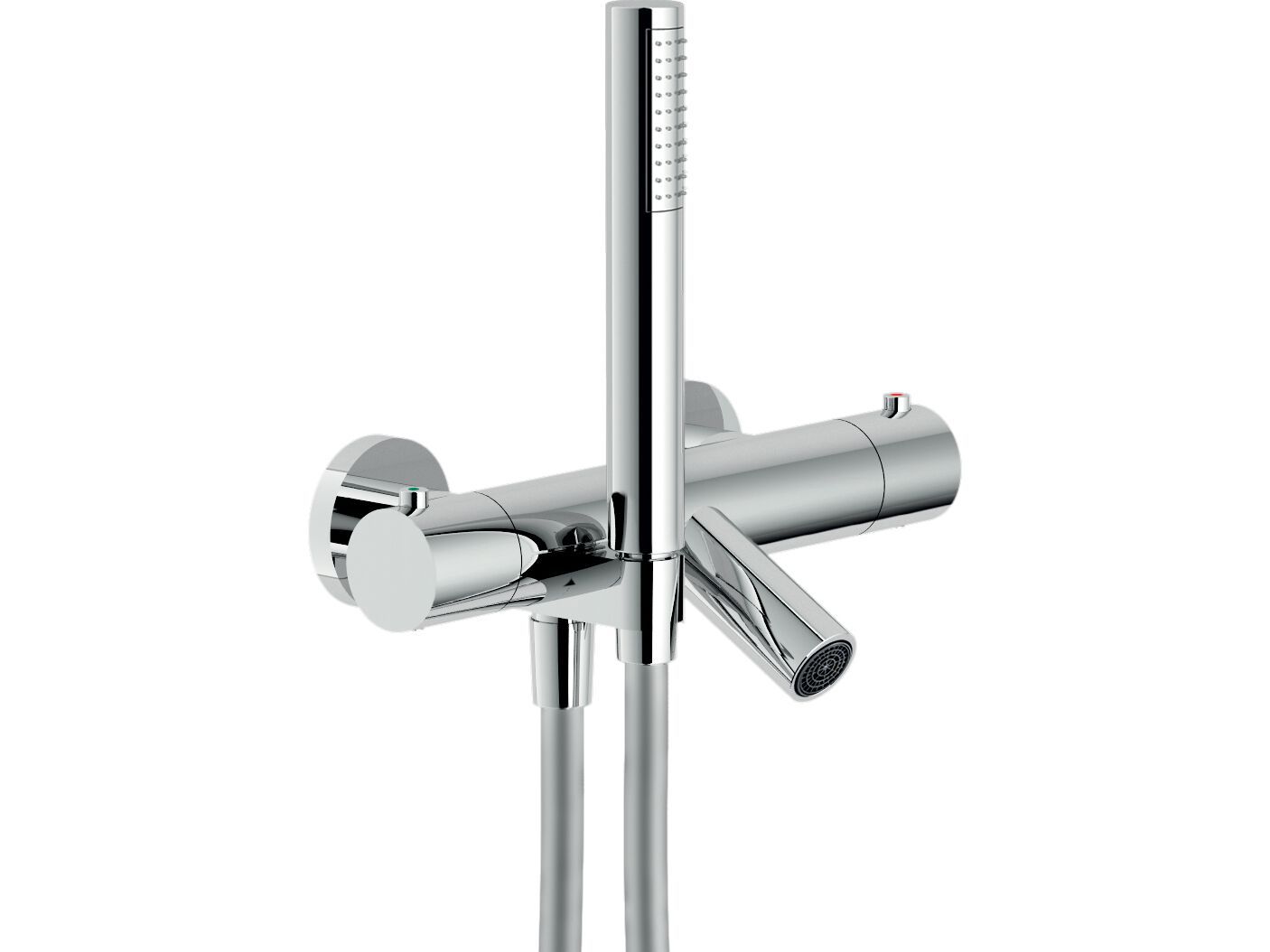 Настенный термостатический смеситель для ванны с ручным душем Nobili Velis ARCH-00143072