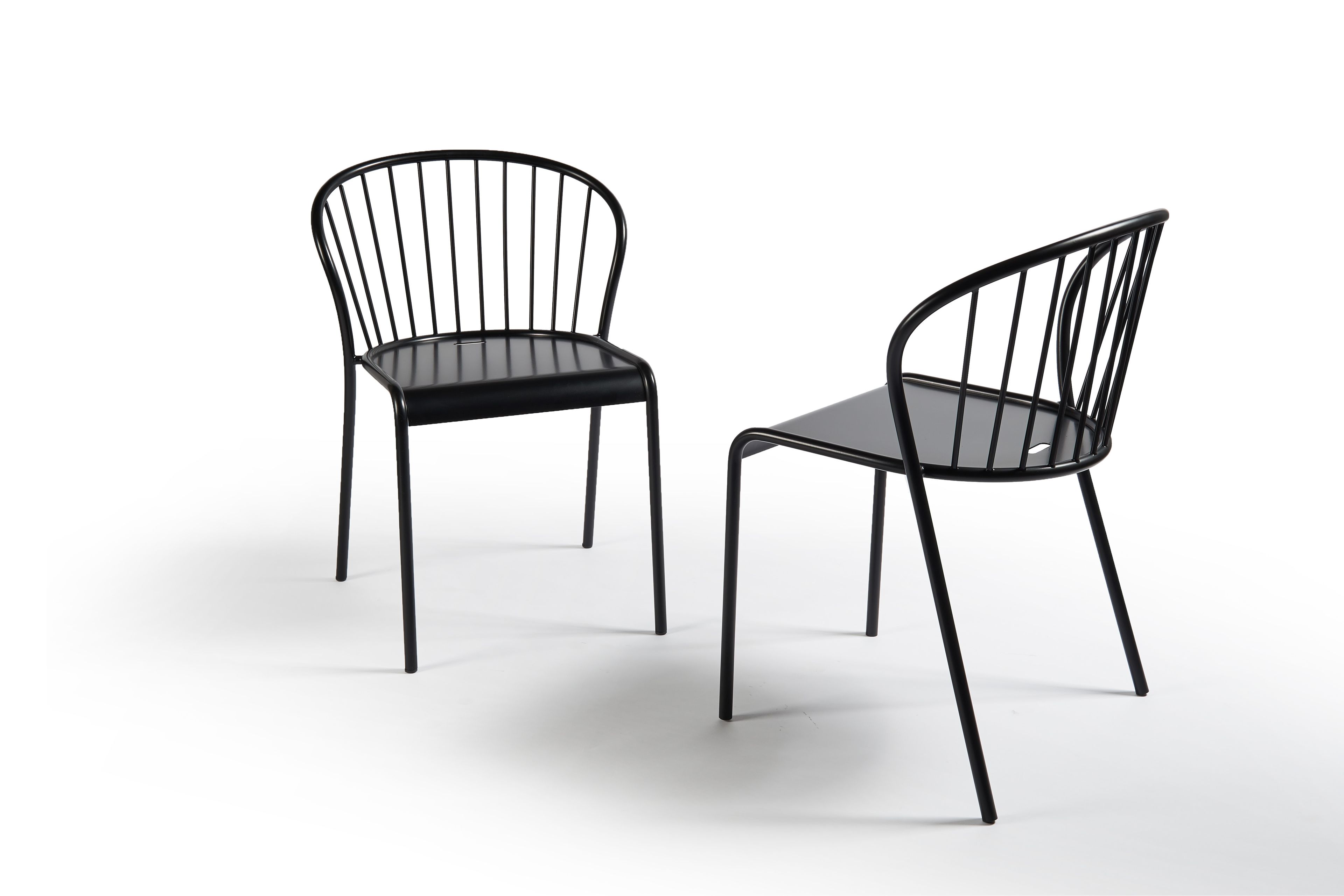 Окрашенный металлический садовый стул Atipico Cannet ARCH-00027469 - Вид №2