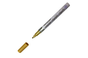 16191289 Лаковый маркер с каллиграфическим наконечником 1-2,5мм золотой MAR125/GLD MARVY UCHIDA