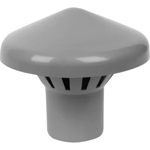 Грибок канализационный d50 цвет серый