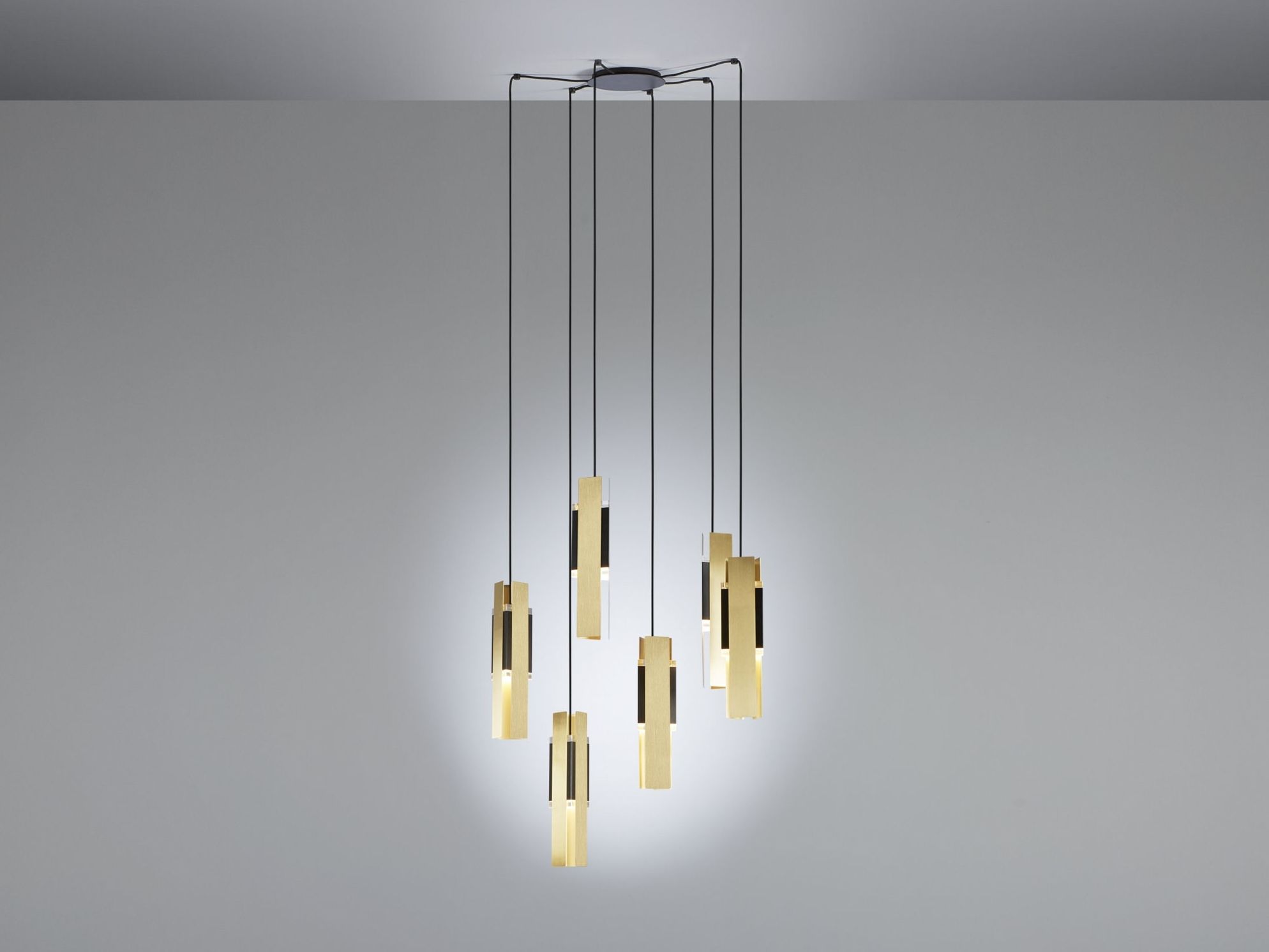 Матовый латунный светодиодный подвесной светильник Tooy Экскалибур ARCH-00065117 - Вид №7