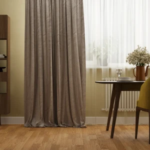 Штора на ленте Inspire Ance 160x280 см цвет бежевый