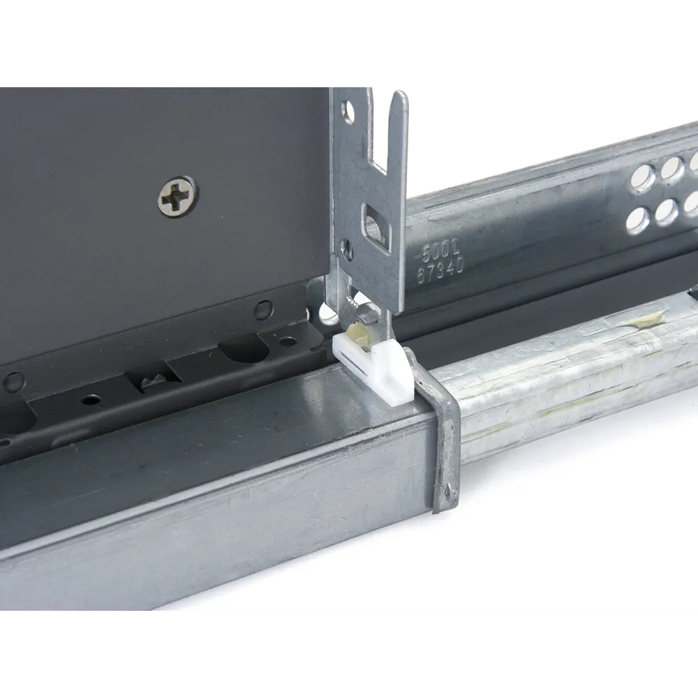 Комплект роликовых направляющих Flowbox h144 500 мм, сталь, цвет антрацит 85441387 STLM-2090312 Santreyd  - Вид №5