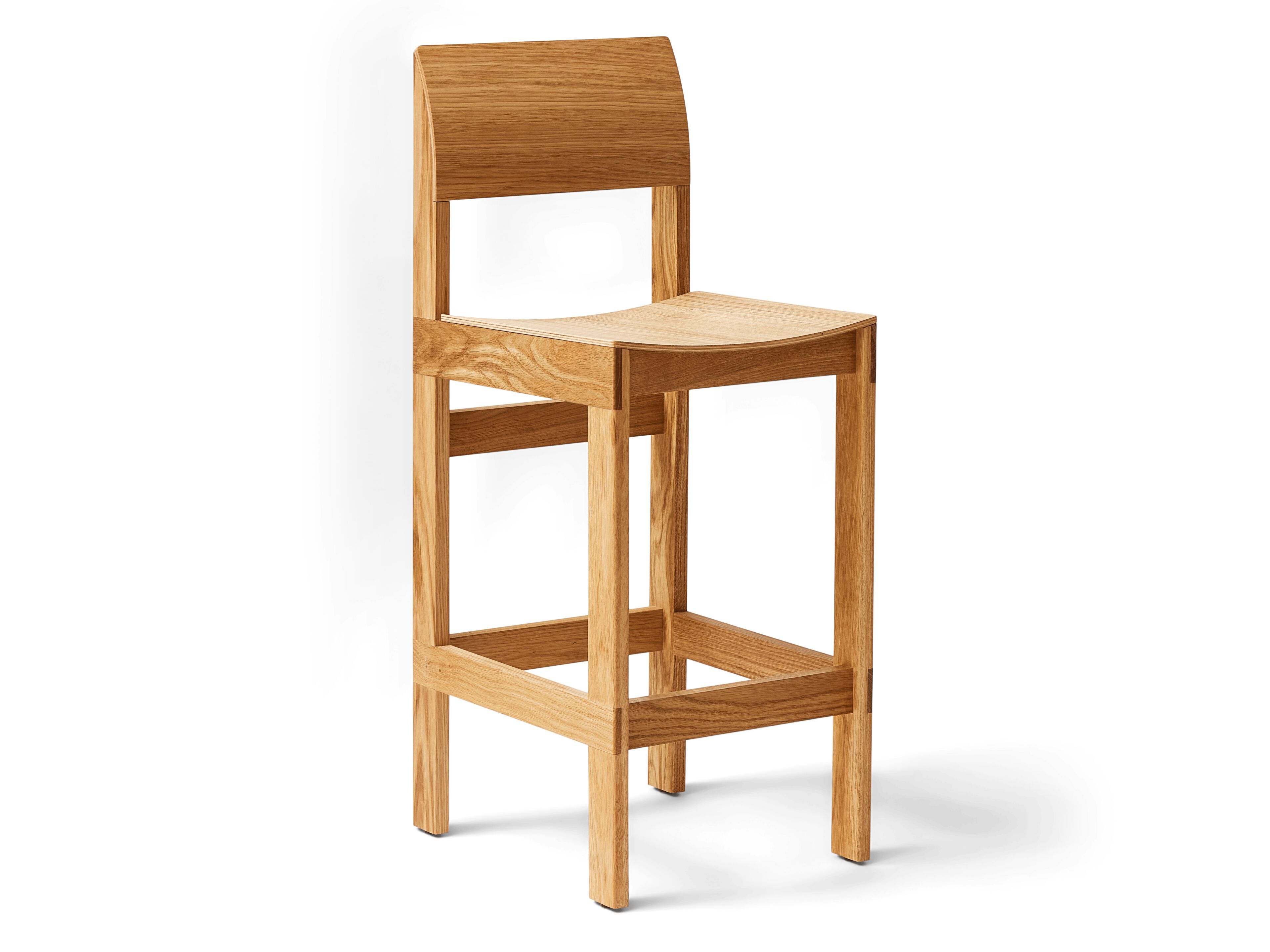 Высокий дубовый стул с подставкой для ног Form & Refine Sonder ARCH-00039829