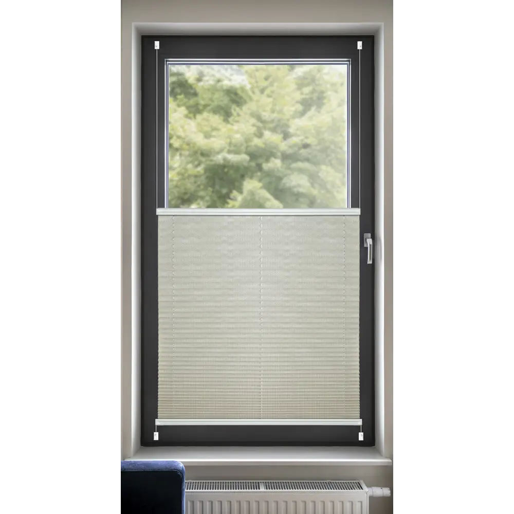 Штора плиссе 73x170 см жаккард молочная Santreyd STLM-2062912 - Вид №4