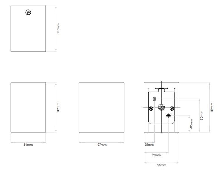 Бетонные светодиодные наружные настенные светильники Astro Lighting OSLO 120 / 160 ARCH-00076760 - Вид №4