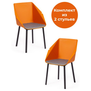 Кухонный стул Стул doro (mod. 8088) 89х55х62 см пластик цвет оранжевый TETCHAIR КОЛЛЕКЦИЯ MODERN
