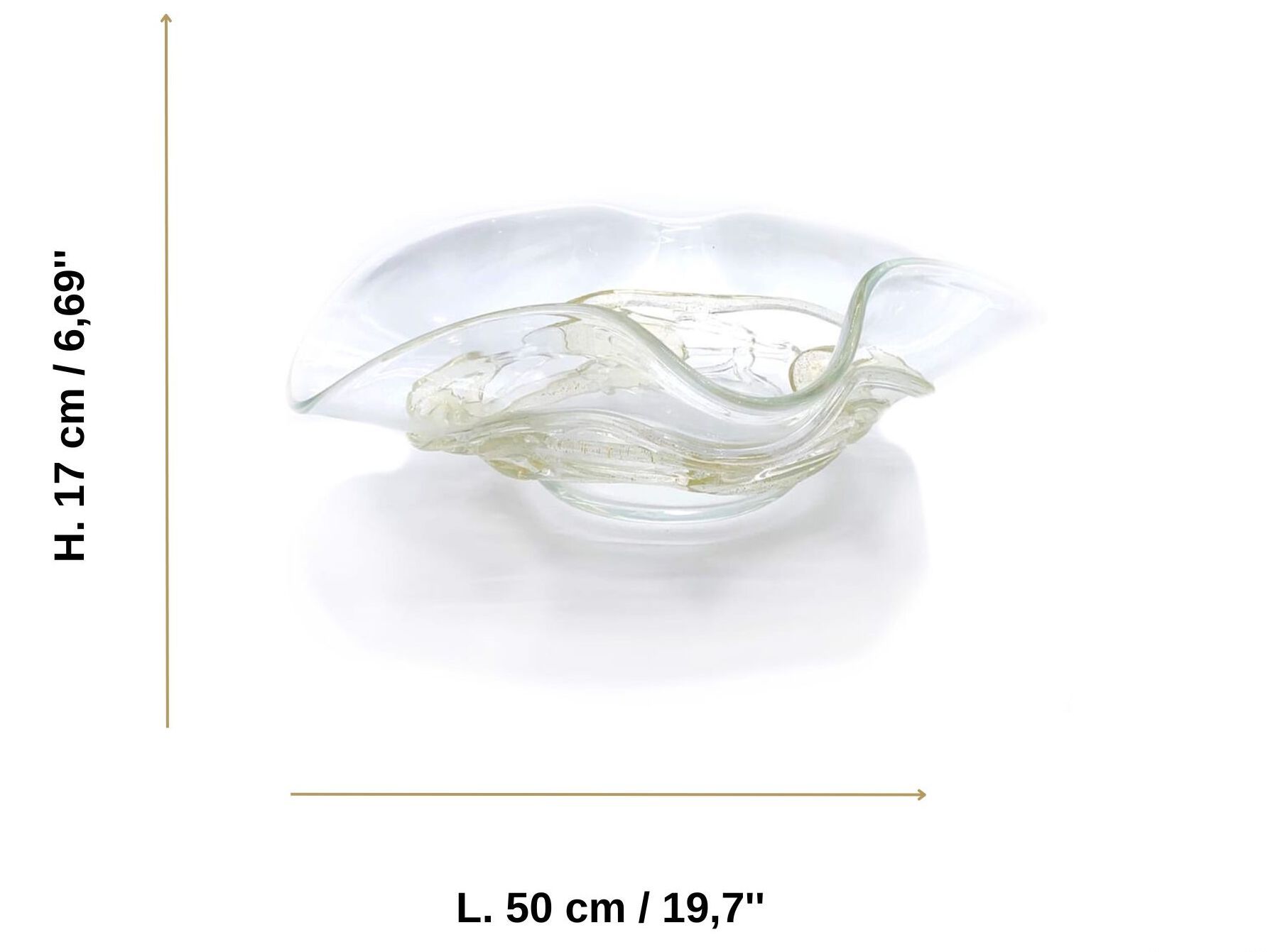 Центральные элементы из муранского стекла ручной работы YourMurano Wired Bowls ARCH-00097971 - Вид №7