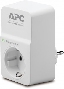 PM1W-RS Essential surgearrest 1 outlets, 16a, white APC