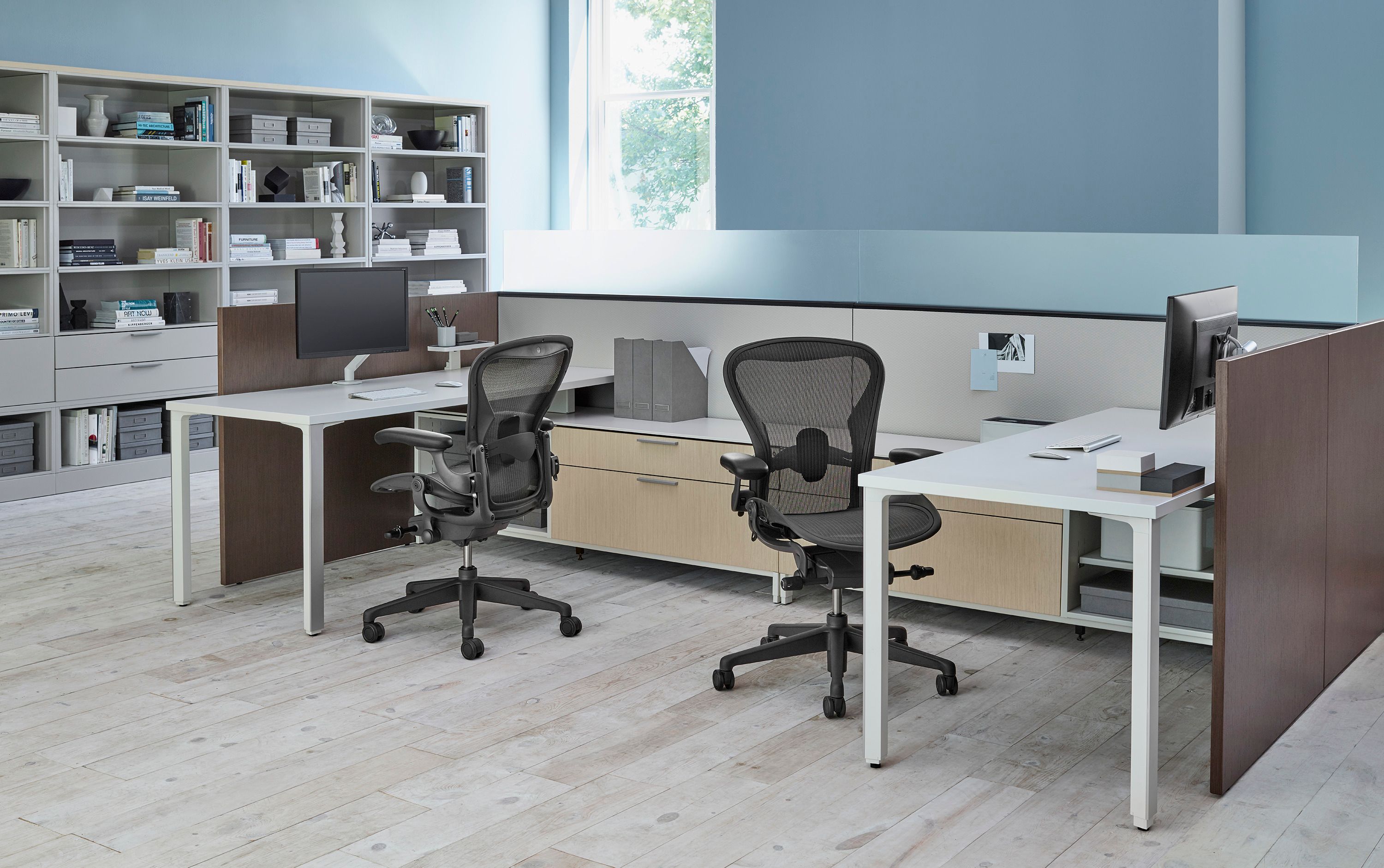 5-спицевое вращающееся офисное кресло с колесами Herman Miller Aeron ARCH-00152986 - Вид №31