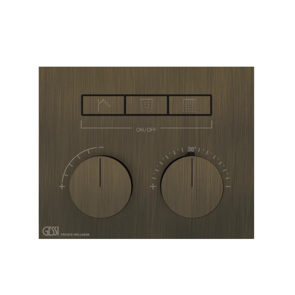 Смеситель для душа 63006 713 Gessi Hi-fi СТАРИННАЯ ЛАТУНЬ 63006713
