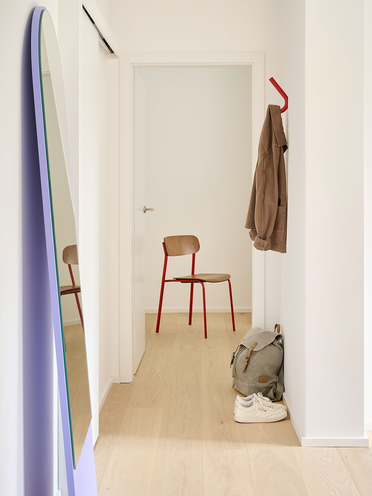 Штабелируемый стул из стали и дерева с открытой спинкой THONET S 243 ARCH-00060338 - Вид №9