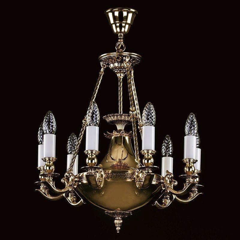 Dafne Brass Antique Подвесная люстра Artglass Dafne