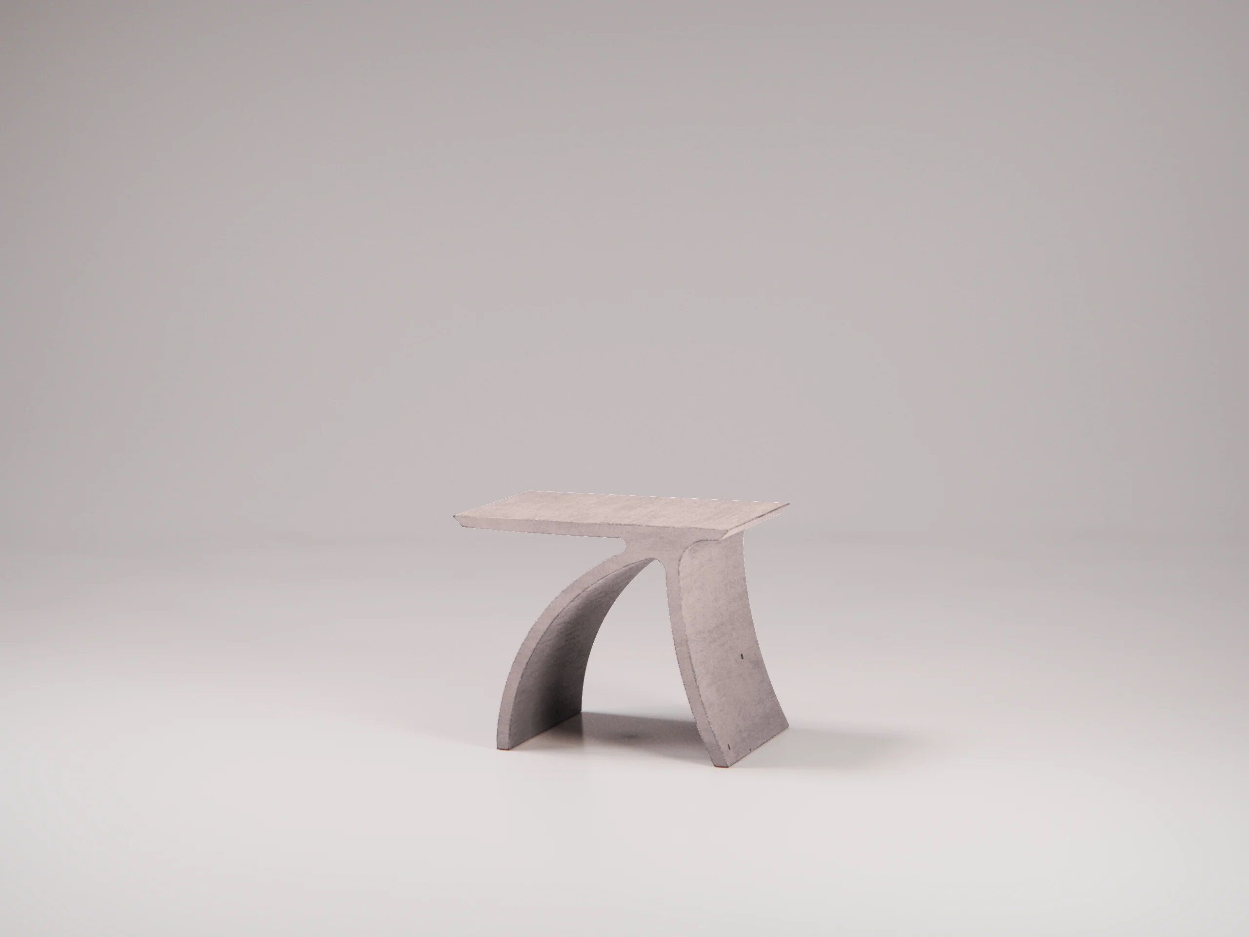 Прямоугольный бетонный журнальный столик Forma&Cemento Abecedario ARCH-00095673 - Вид №7