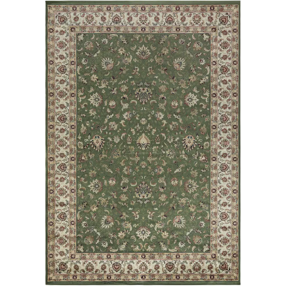 DEVOS-CABY Ковер Isphahan с вискозным ворсом 160×230 см в изумрудном оттенке 89375837 STLM-1397097 - Вид №1