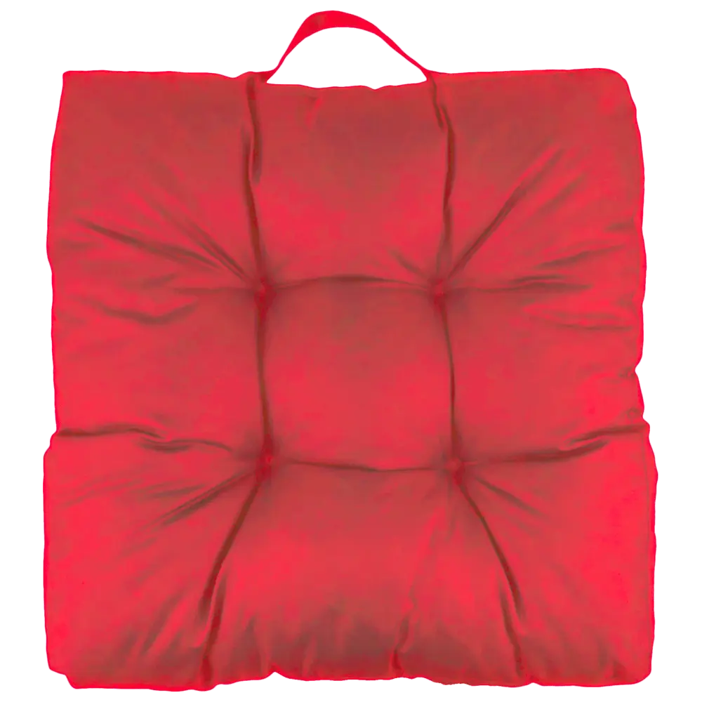 Сидушка для пикника Linen Way 50х50х10 см водоотталкивающая цвет красный STLM-2184273