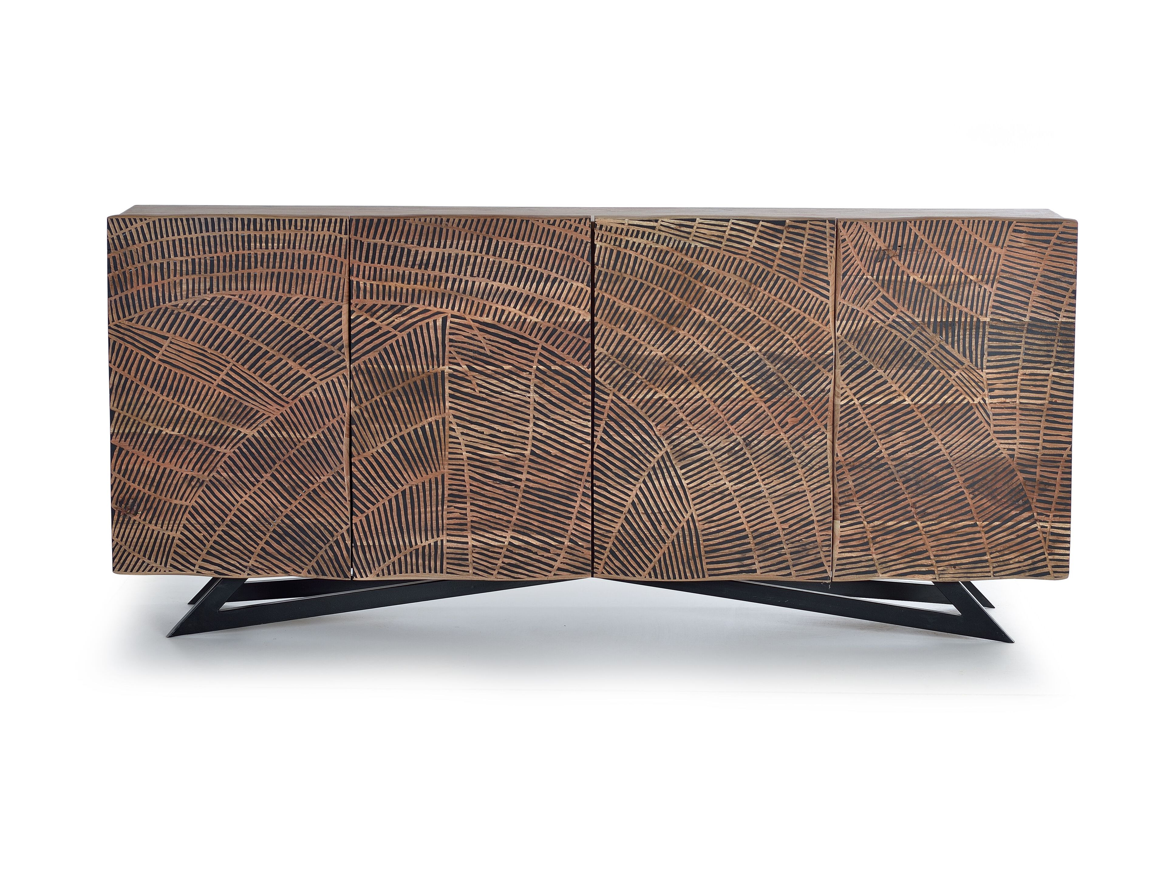 Шкаф из акации с распашными дверями Giner y Colomer Yakarta ARCH-00144263