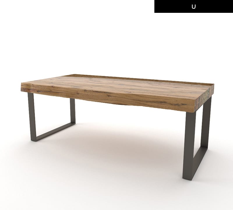 Прямоугольный журнальный столик из массива дерева Devina Nais ARCH-00054763 - Вид №7