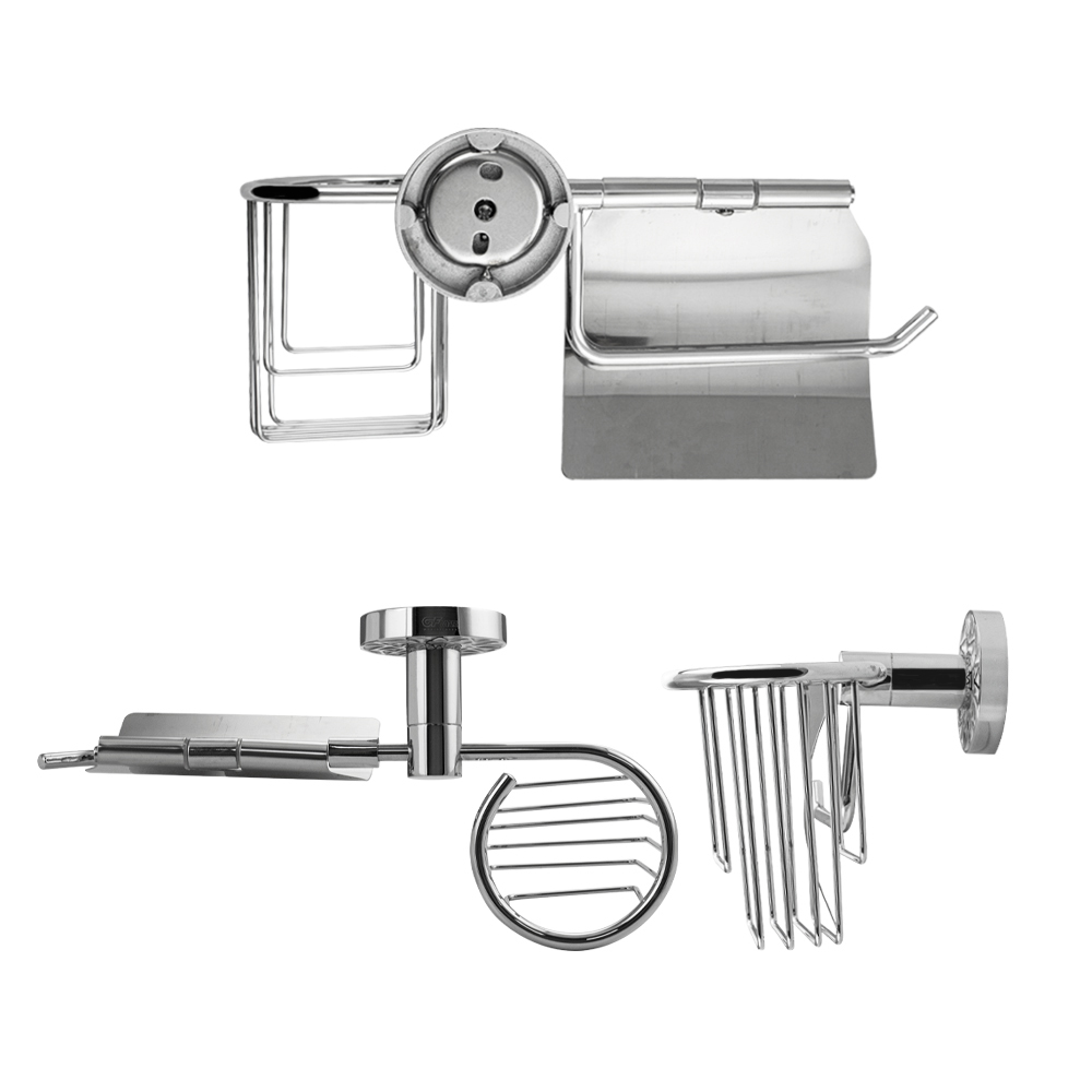 GFmark - Держатель освежителя воздуха и туалетной бумаги с экраном, с БЕЛОЙ МОЗАИКОЙ, код: 3216  - Вид №4