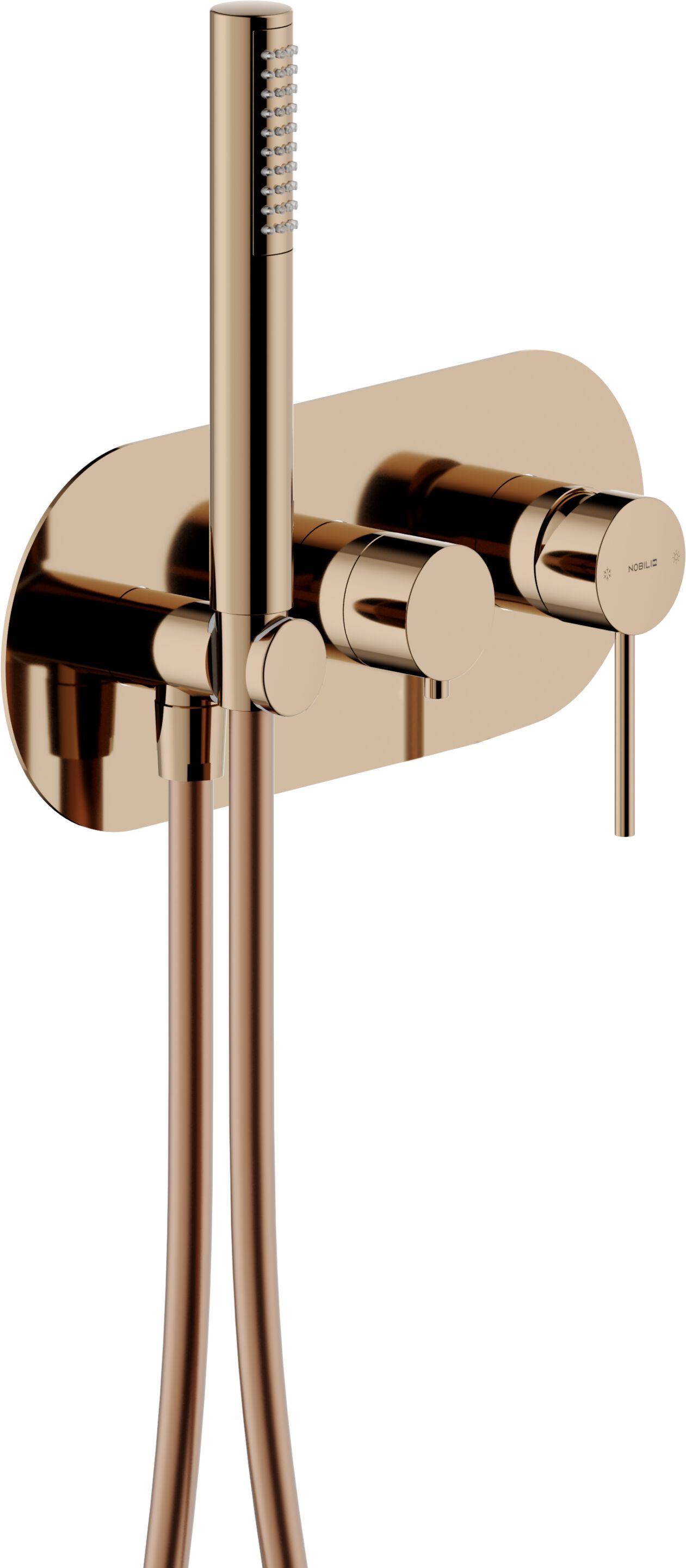 Однорычажный смеситель для душа с 3 отверстиями и ручным душем Nobili Velis ARCH-00153264 - Вид №4