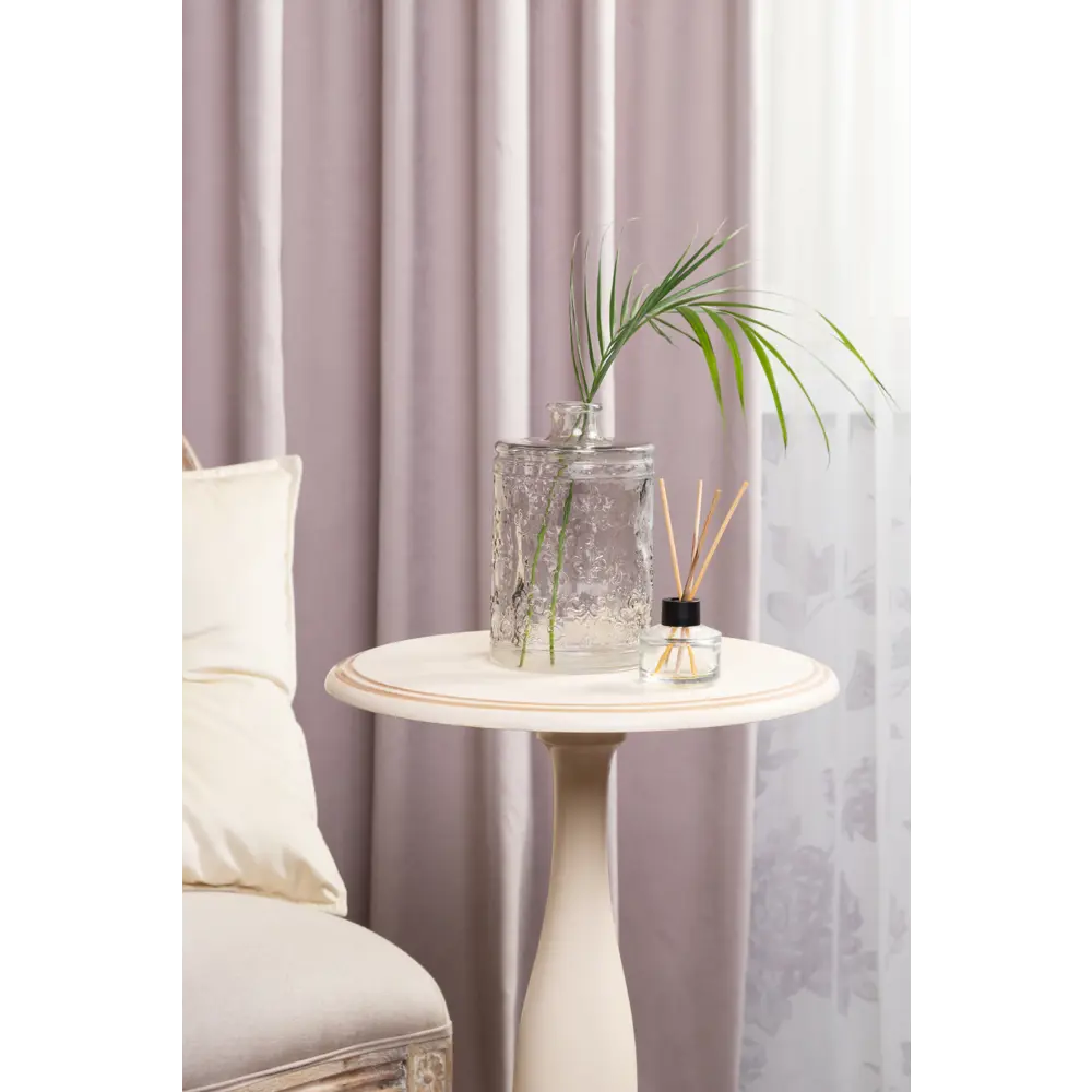 Ваза «Джеремми» стекло цвет прозрачный дымчатый 20см Santreyd STLM-2047135 - Вид №3