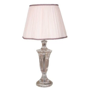 Лампа настольная GRACE AM017 UNICO ВАЗА 255259 Прозрачный;розовый