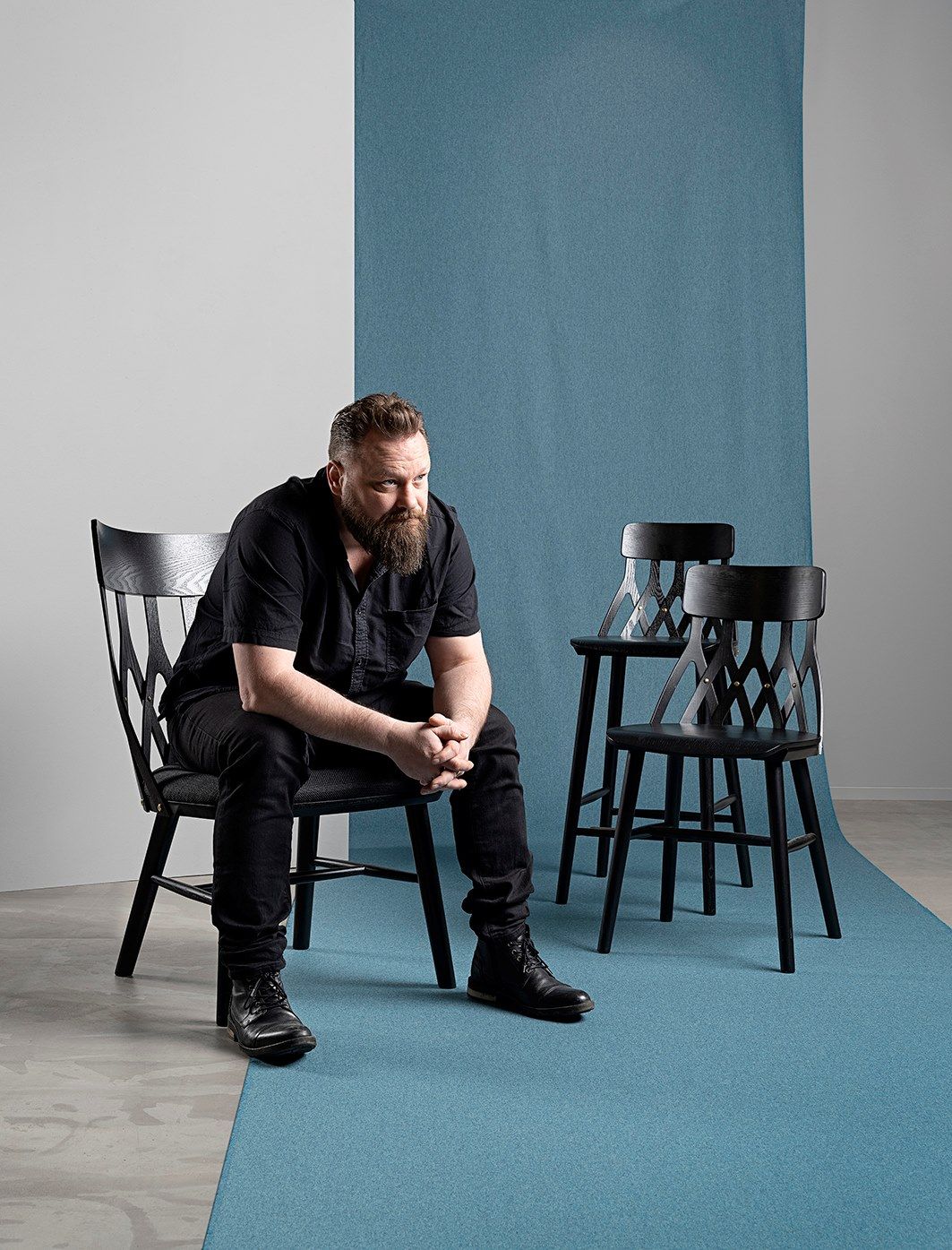 Кресло из ясеня Hans K Y5 ARCH-00093397 - Вид №7