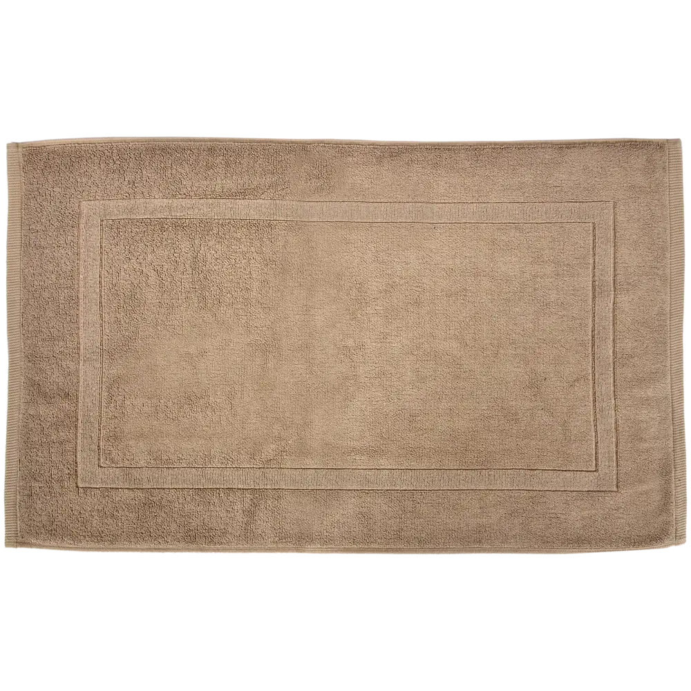 Коврик для ванной комнаты Sensea Terry 50x80 см цвет бежевый Без серии STLM-2135302
