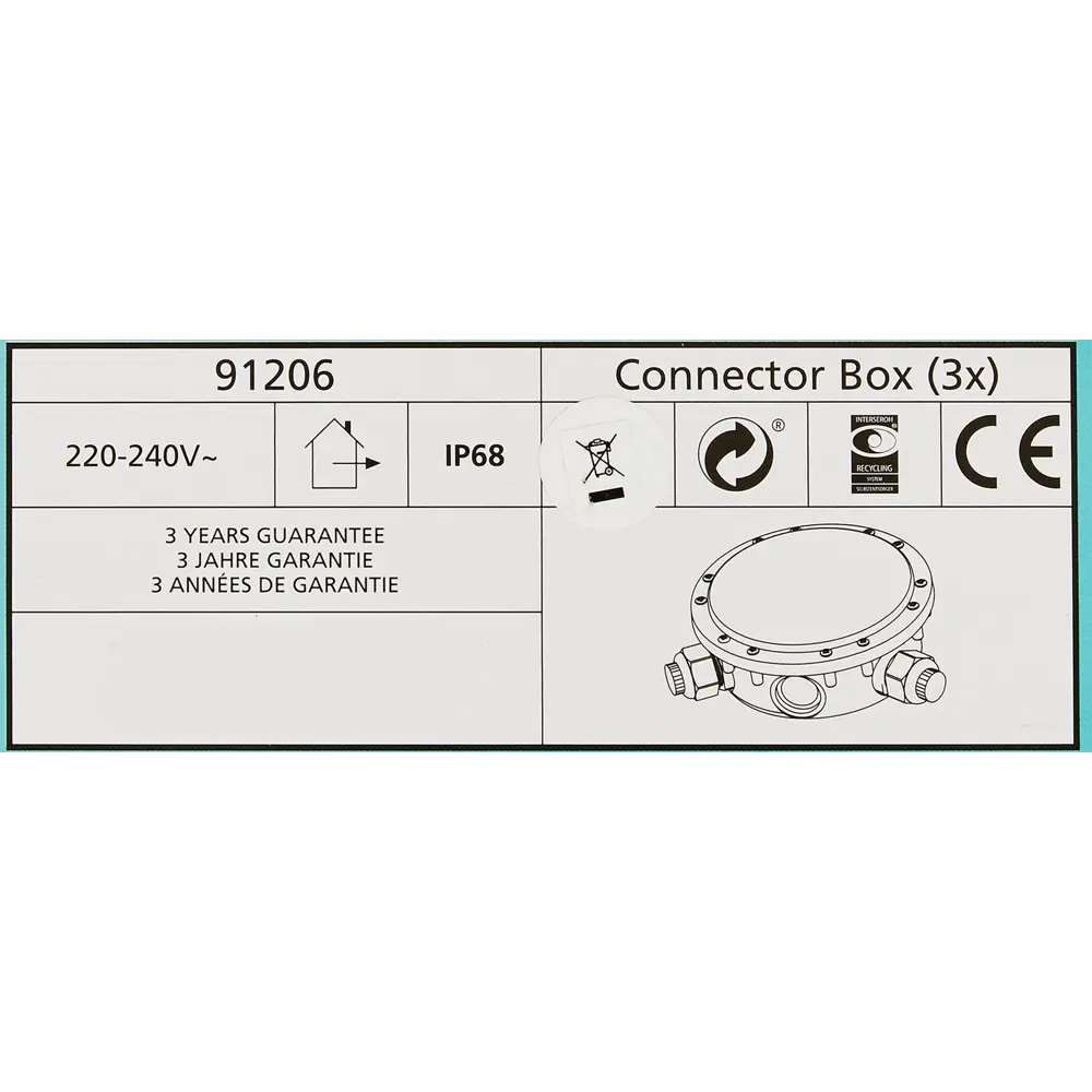 Коробка разветвительная влагозащищенная Eglo 3 соединения STLM-2104632 - Вид №4