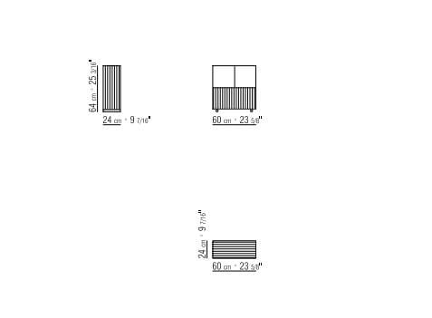 Съемная двуспальная кровать из ткани Flexform Основа ARCH-00127374 - Вид №6