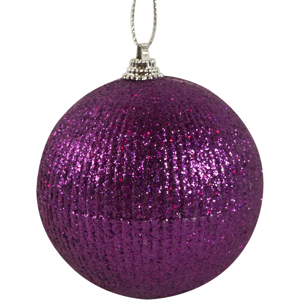 Шар ёлочный, 8 см, цвет фиолетовый Santreyd STLM-2027428