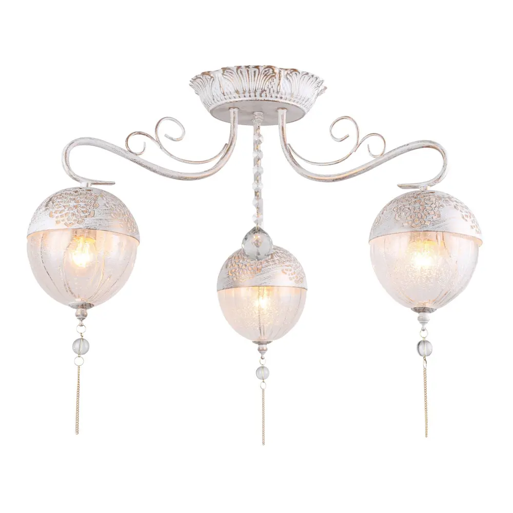 Люстра «Grace» 655/3PL 3хЕ14х40 Вт цвет белый/золотой Escada STLM-2060600 - Вид №4