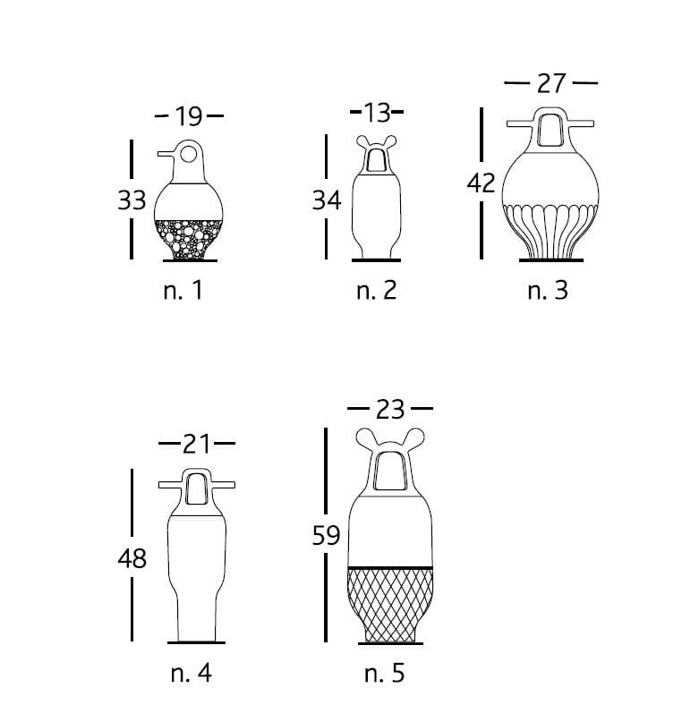 Фарфоровая ваза BD Barcelona SHOWTIME WHITE ARCH-00080578 - Вид №5