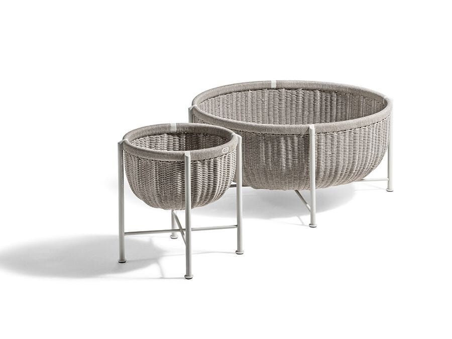 Кожаный садовый журнальный столик с отсеком для хранения Poltrona Frau коллекция-мебель и аксессуары ARCH-00050824 - Вид №2