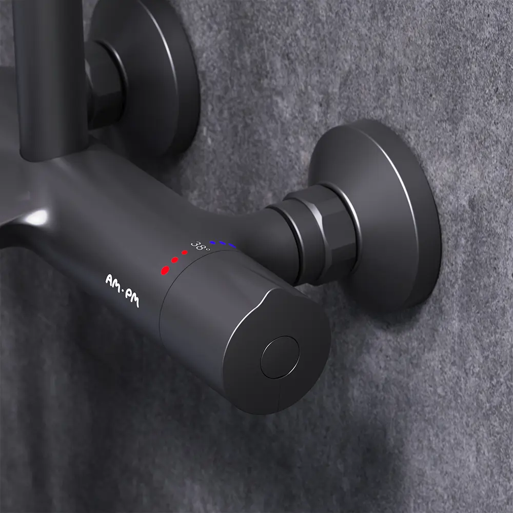 Душевая стойка AM.PM Moxie с термостатом и тремя режимами 87707672 STLM-1543751 - Вид №13