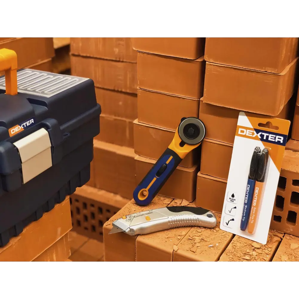 Маркер перманентный Dexter, чёрный толстый/тонкий стержень, 2 шт STLM-2133895 - Вид №2