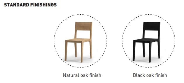 Деревянный стул ресторана Quinze & Milan номер 26 ARCH-00145734 - Вид №5