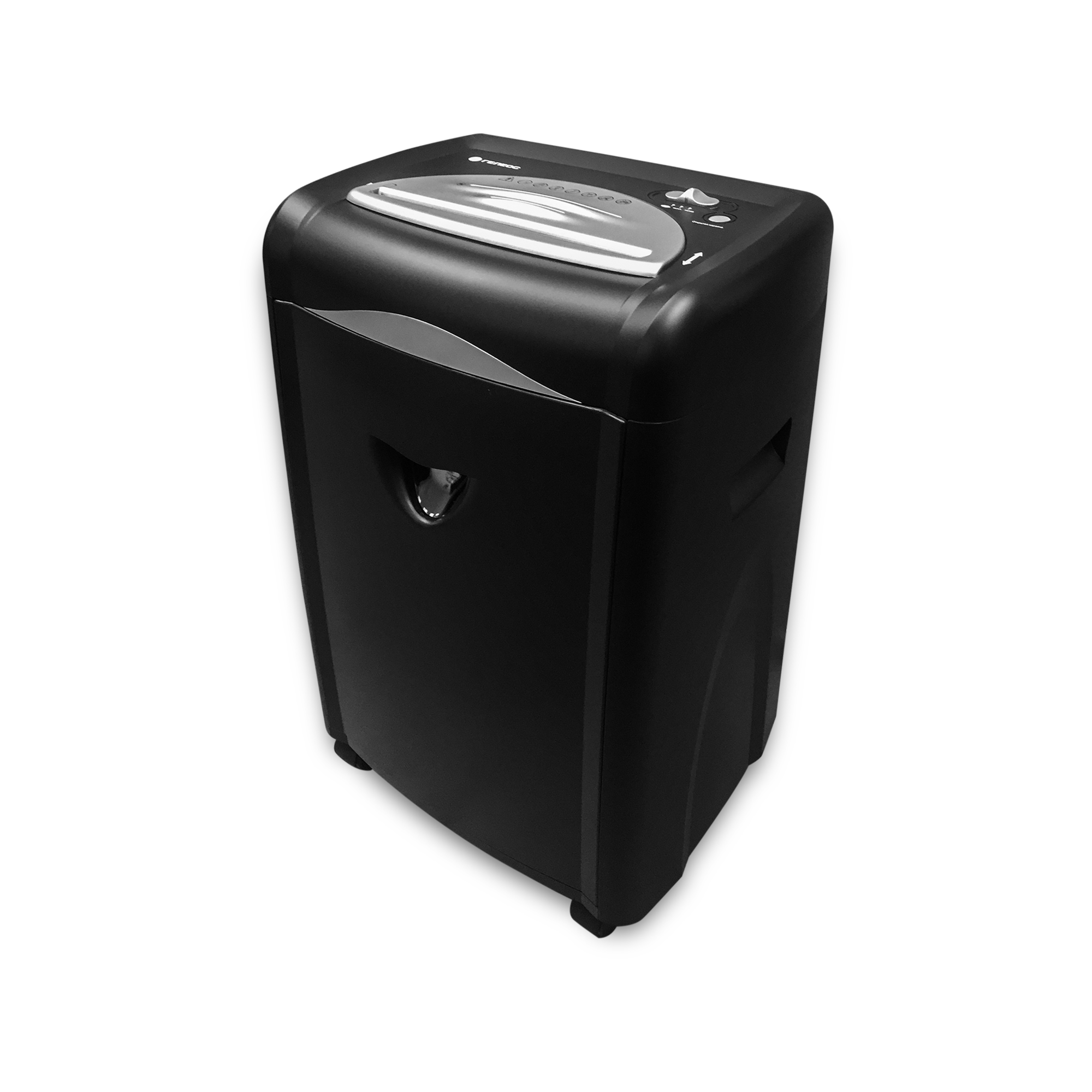 УМ30-2 Уничтожитель документов , din p-2 (2 ур-нь секр.), полоса 5,8мм, 19-22 лист (70г/м2), cd/пл.карты/скрепки/скобы, 30 литров Гелеос Santreyd  - Вид №4