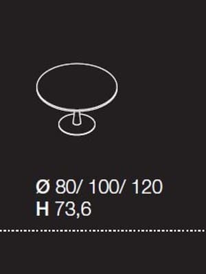 Круглый стол для встреч Las Mobili Oxi ARCH-00100731 - Вид №2