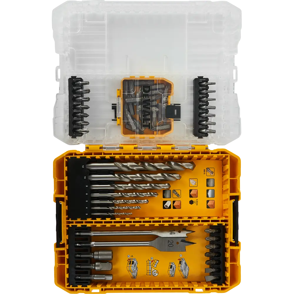 Набор сверл и бит Dewalt DT70757-QZ, 56 предм STLM-2028117 - Вид №2