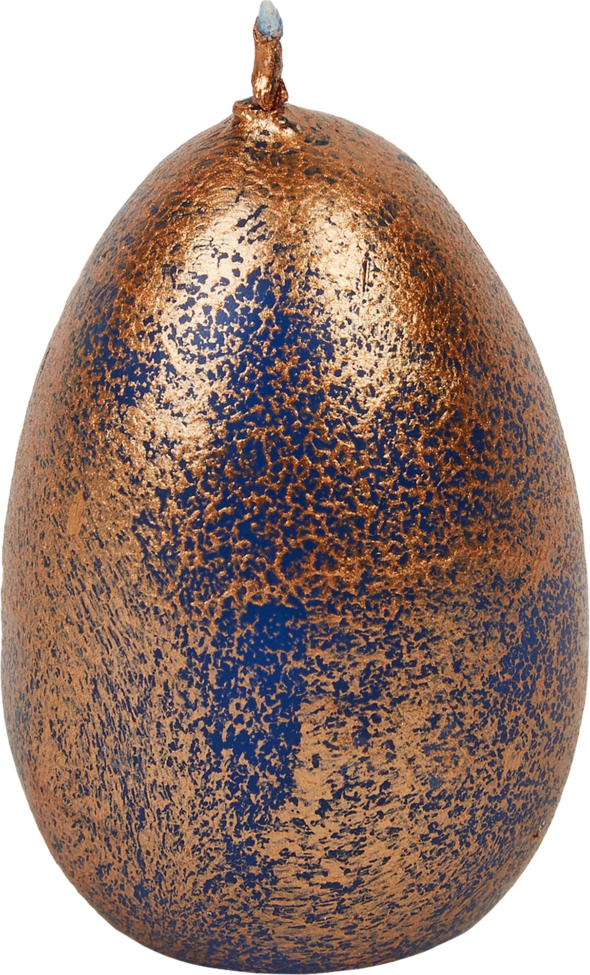 84173331 Свеча парафиновая Яйцо-3 малое синие с росписью 5,5 см STLM-0046803 EVIS